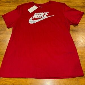 Nike Men's Camo Logo Swoosh T-shirt Large Gray DR0509 023 Cotton NEW With Tags